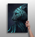 Futuristic Tiger Aluminum Print