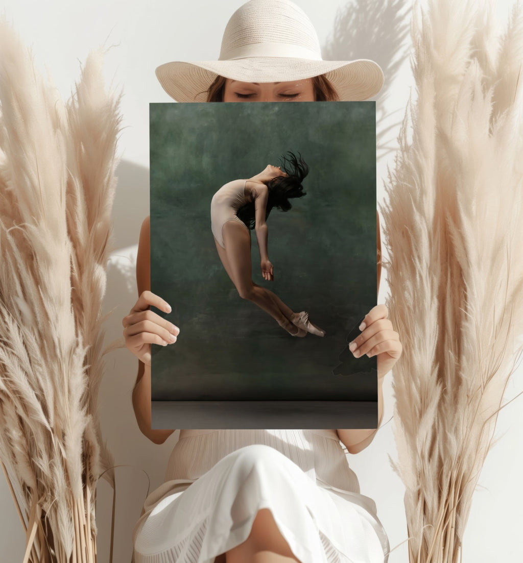 Ballet Dancer Aluminum Print