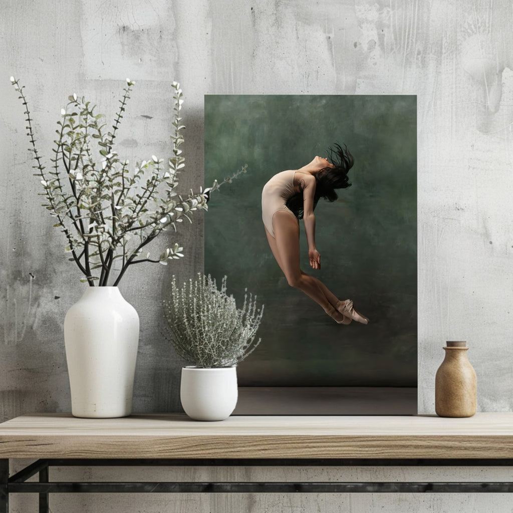 Ballet Dancer Aluminum Print