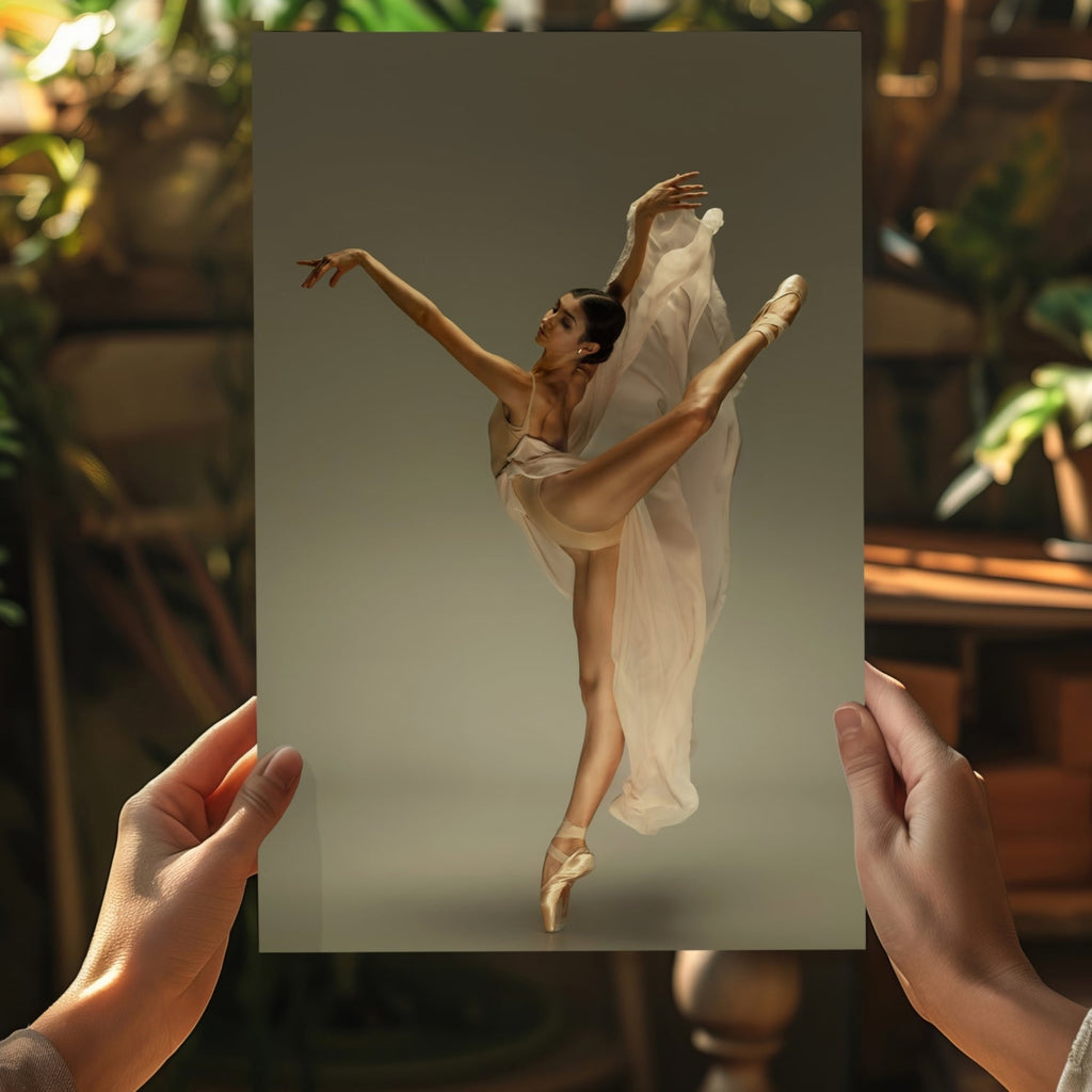 Ballet Dancer Aluminum Print