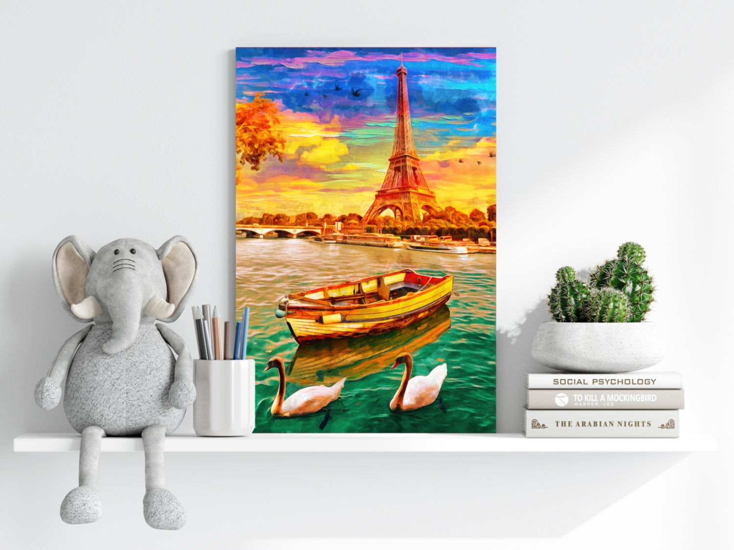 Eiffel Tower Aluminum Print