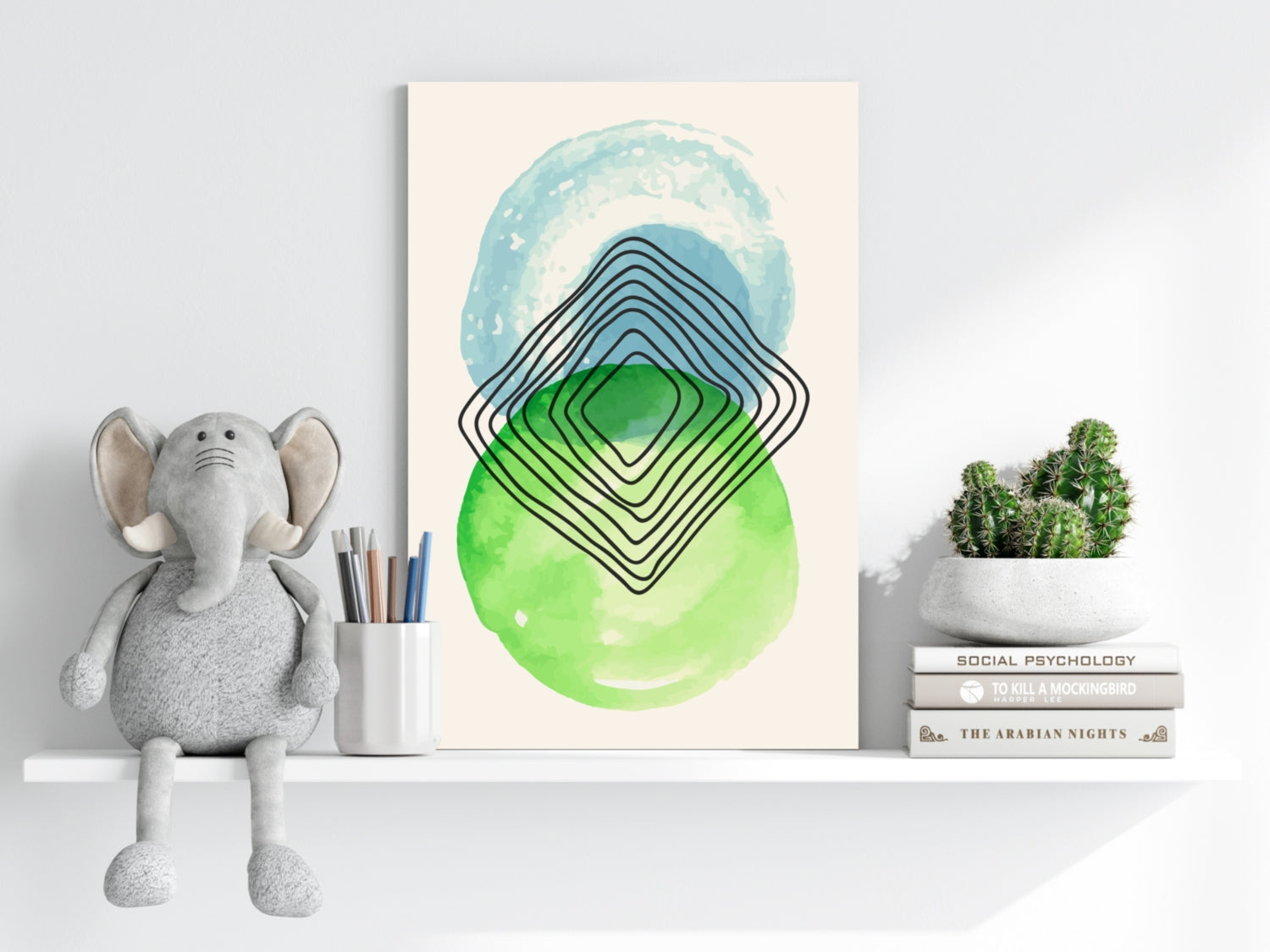 Abstract Gravity V1 Aluminum Print