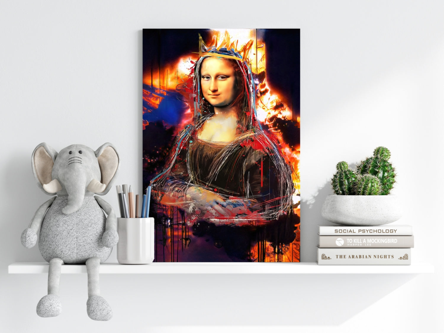 Mona Lisa Aluminum Print