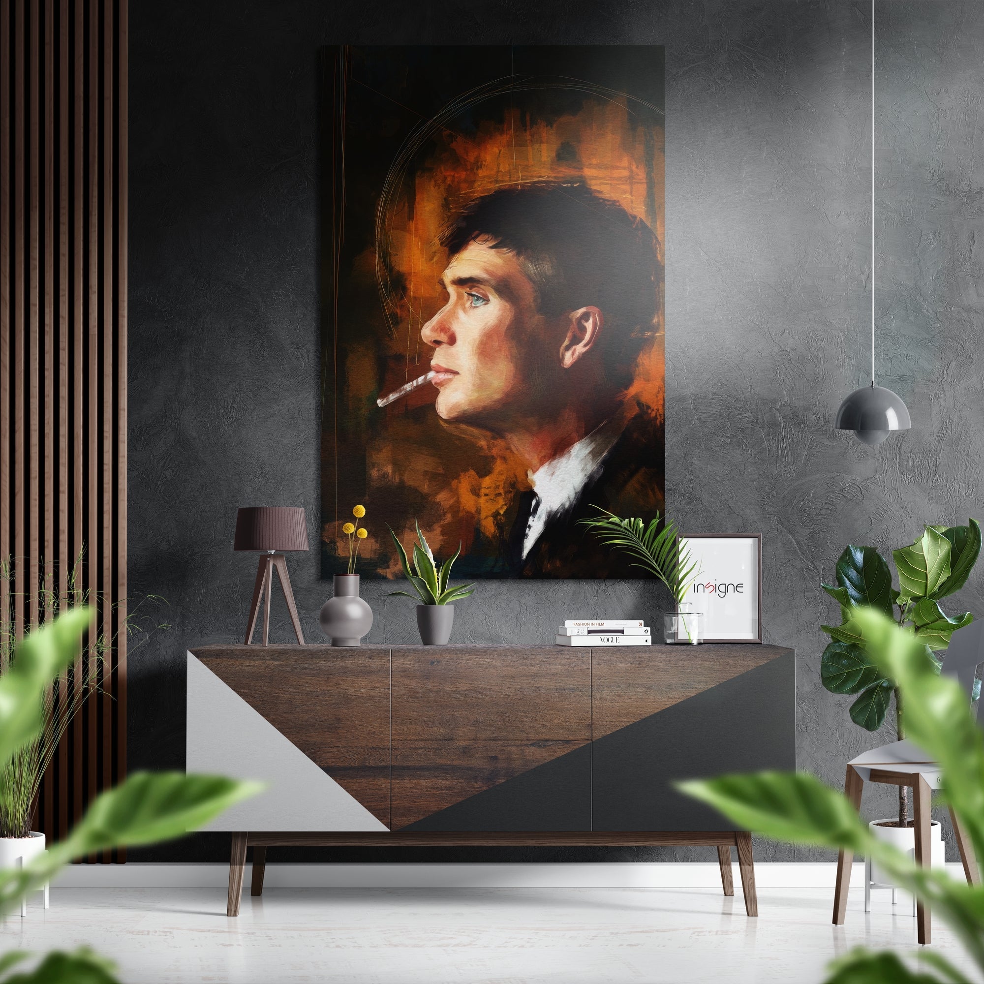 Peaky Blinders Brushed Aluminium Dibond Wall Art