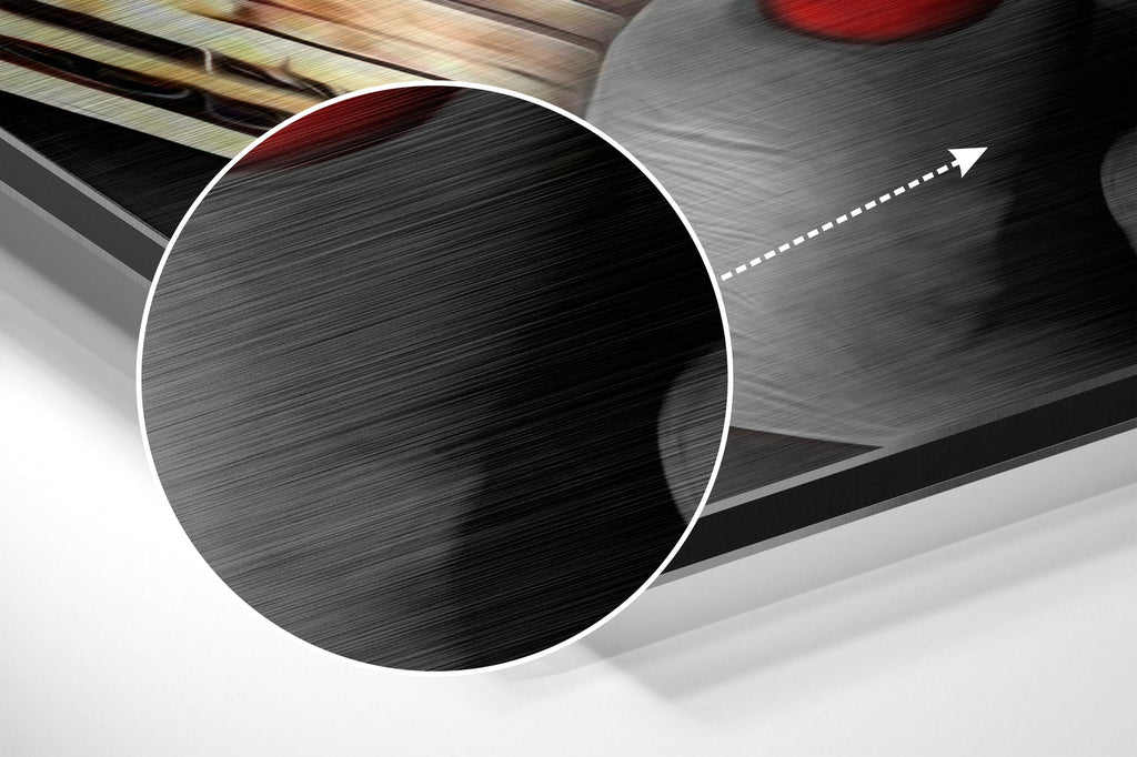 Money Brushed Aluminium Dibond Wall Art