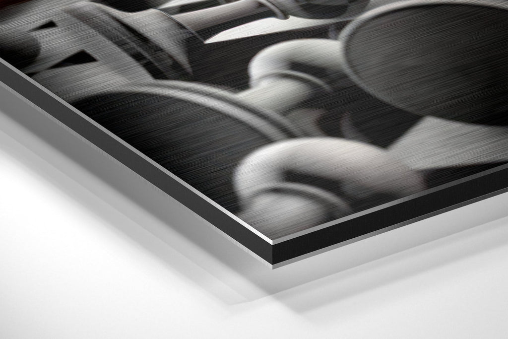 Don’t Stop Brushed Aluminium Dibond Wall Art