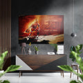 Jordan Brushed Aluminium Dibond Wall Art