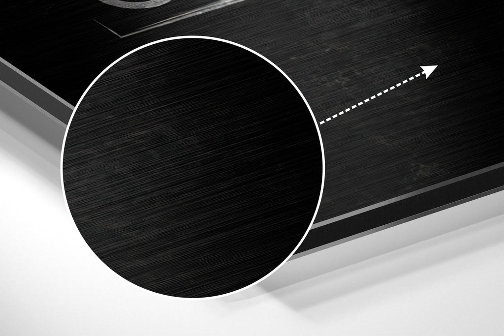 Eat, Sleep, Gym Brushed Aluminium Dibond Wall Art