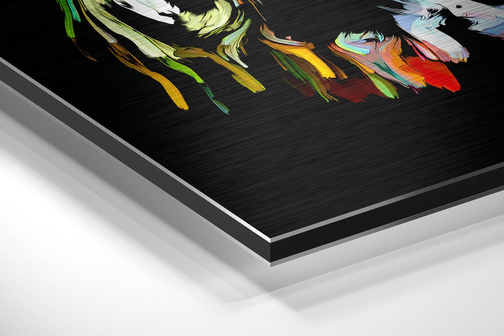 Colorful Feelings Brushed Aluminium Dibond Wall Art