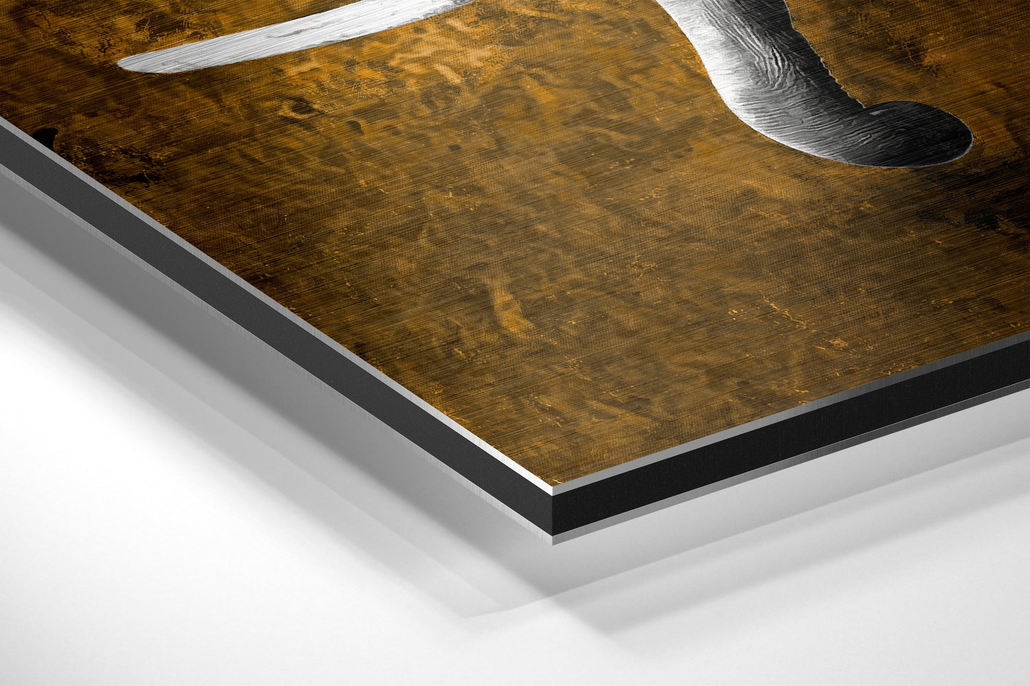 Elephant Brushed Aluminium Dibond Wall Art