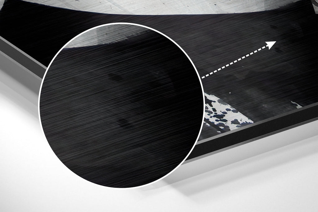 Blue Eye Brushed Aluminium Dibond Wall Art