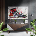 Free Sneakers Brushed Aluminium Dibond Wall Art
