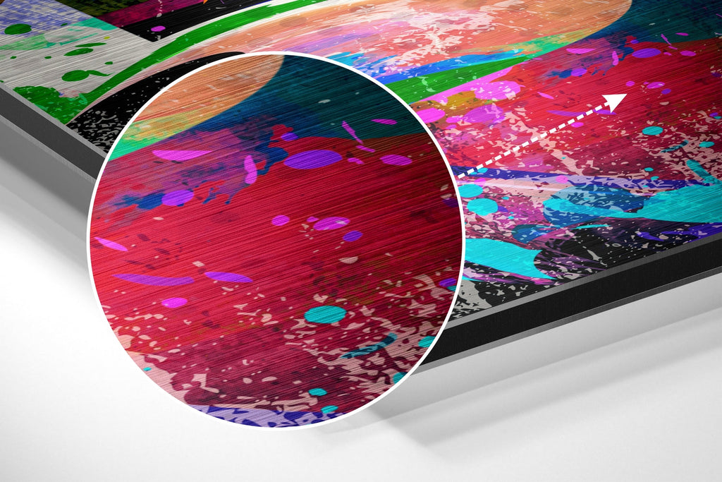 Anarchy of Colors Brushed Aluminium Dibond Wall Art