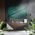 Leaf Brushed Aluminium Dibond Wall Art
