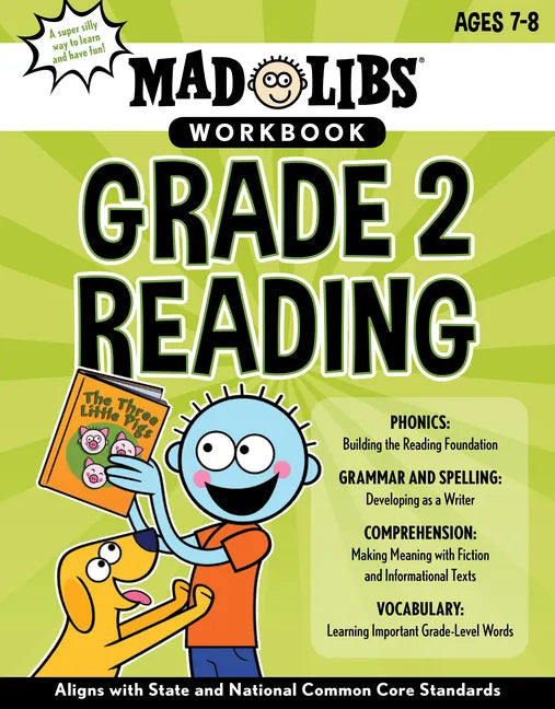 Mad Libs Workbook: Grade 2 Reading: Aligns with State and National Common Core Standards - Paperback