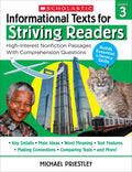 Informational Texts for Striving Readers: Grade 3: High-Interest Nonfiction Passages with Comprehension Questions - Paperback