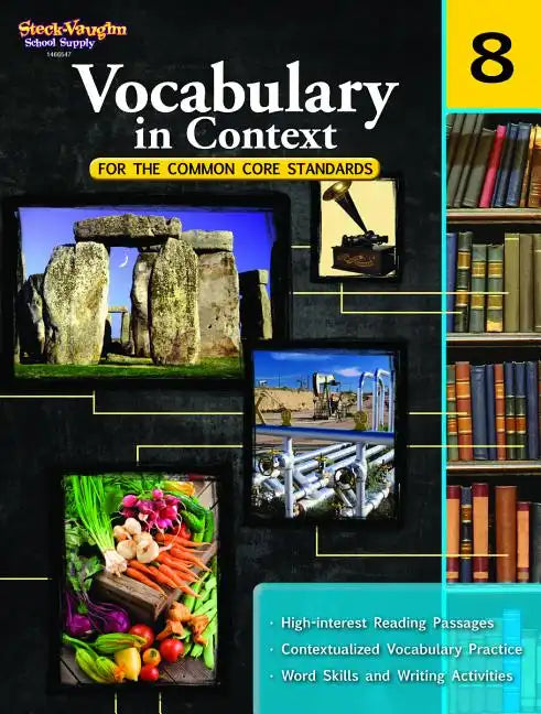 Vocabulary in Context for the Common Core Standards Reproducible Grade 8 - Paperback