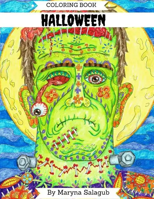 Halloween coloring book - Paperback