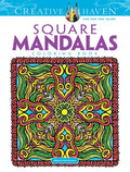 Creative Haven Square Mandalas Coloring Book - Paperback