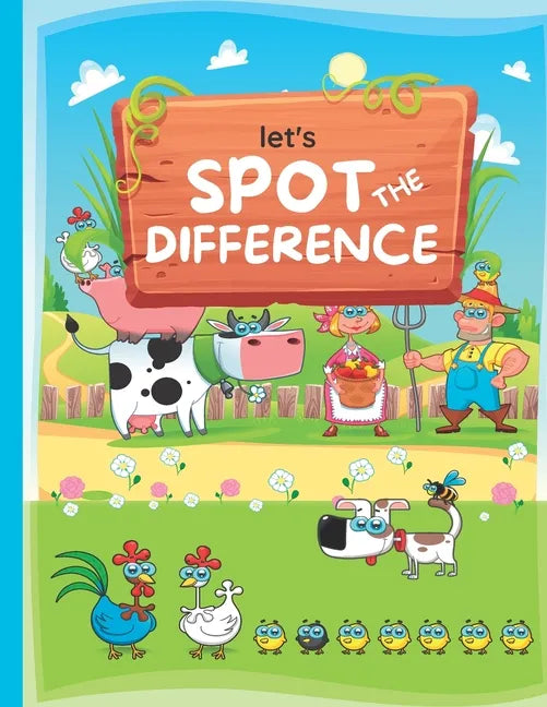 Spot the Differences Kids Activity Book: Fun Activity Book for Kids - Paperback