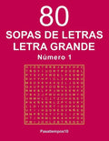 80 Sopas de letras Letra Grande - N. 1 - Paperback