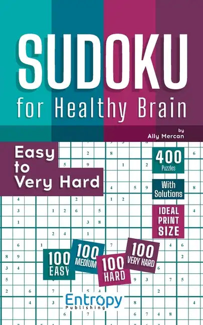 Sudoku for Healthy Brain: Easy to Very Hard - Paperback