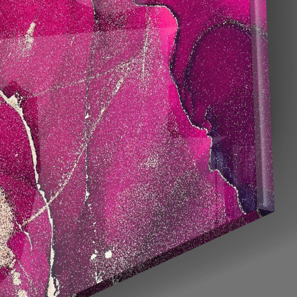 Abstract Depth Glass Wall Art