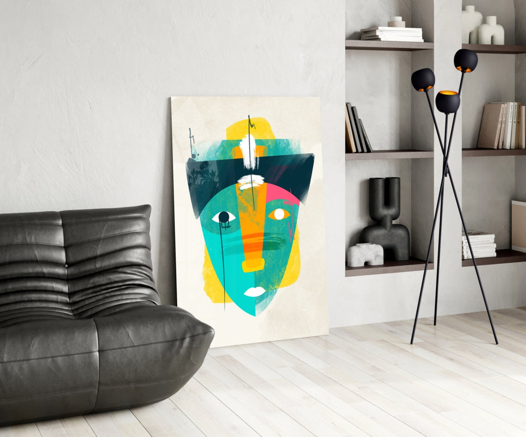 Illustration Glass Wall Art