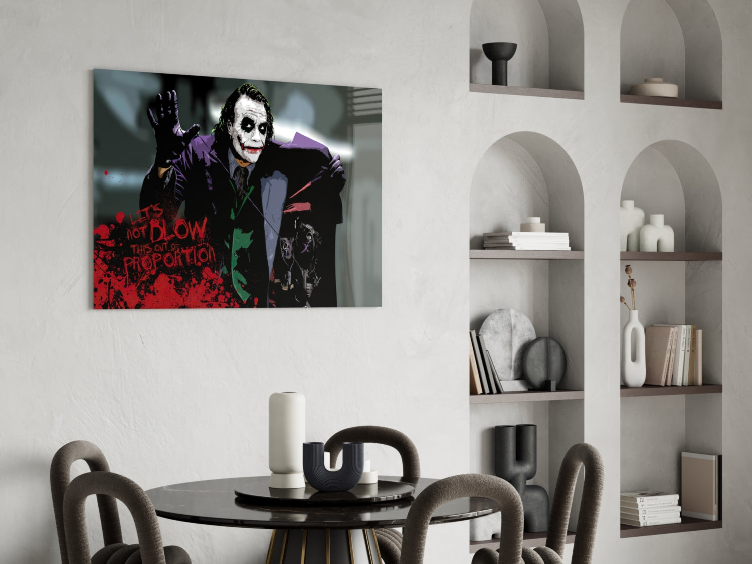 Joker Glass Art