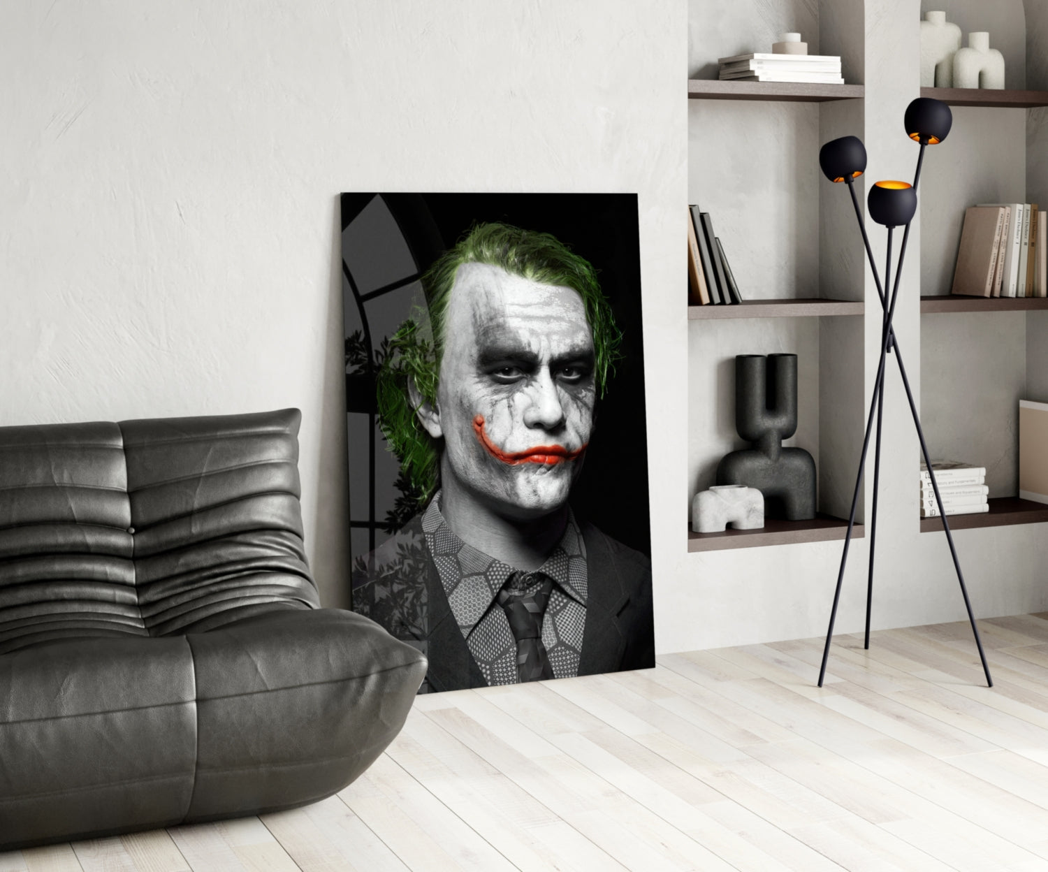 Joker Glass Wall Art