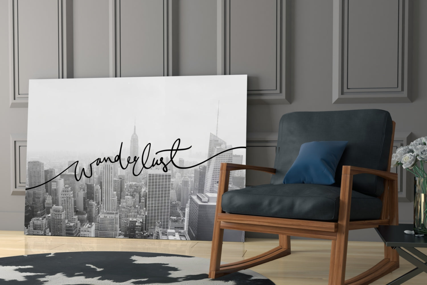 Wanderlust Glass Wall Art