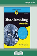 Stock Investing For Dummies, 5th Edition (16pt Large Print Edition) - Paperback
