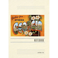 Vintage Lined Notebook Greetings from Athens - Paperback