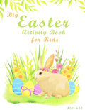 Big Easter Activity Book For Kids Ages 4-12: Fun Easter Kids Activity Book with Maze Puzzles, Word Search, Coloring, Counting, Cut & Paste Activities - Paperback