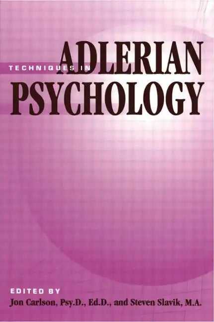 Techniques in Adlerian Psychology - Paperback