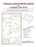 Texas Land Survey Maps for Cooke County - Paperback