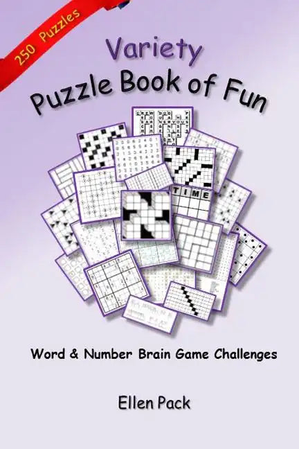 Variety Puzzle Book of Fun: Word and Number Brain Game Challenges - Paperback