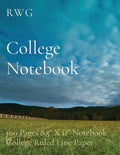 College Notebook: 100 Pages 8.5" X 11" Notebook College Ruled Line Paper - Paperback
