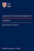 Cases on the Enforcement of Construction Adjudication Awards - Paperback