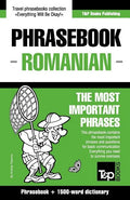 English-Romanian phrasebook and 1500-word dictionary - Paperback