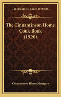 The Cinnaminson Home Cook Book (1920) - Hardcover