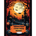 Halloween Haunts: Halloween Haunts: A Creepy Coloring Adventure for Kids" - Paperback