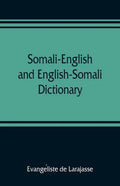 Somali-English and English-Somali dictionary - Paperback