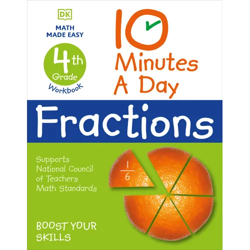 10 Minutes a Day Fractions, 4th Grade - Paperback