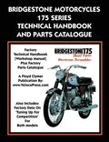 Bridgestone Motorcycles 175 Series Technical Handbook and Parts Catalogue - Paperback