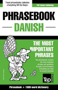 Danish phrasebook and 1500-word dictionary - Paperback