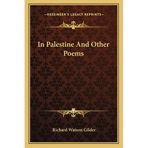In Palestine and Other Poems - Paperback