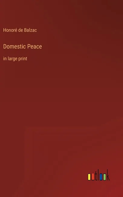 Domestic Peace: in large print - Hardcover
