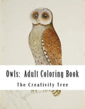 Owls: Adult Coloring Book - Paperback
