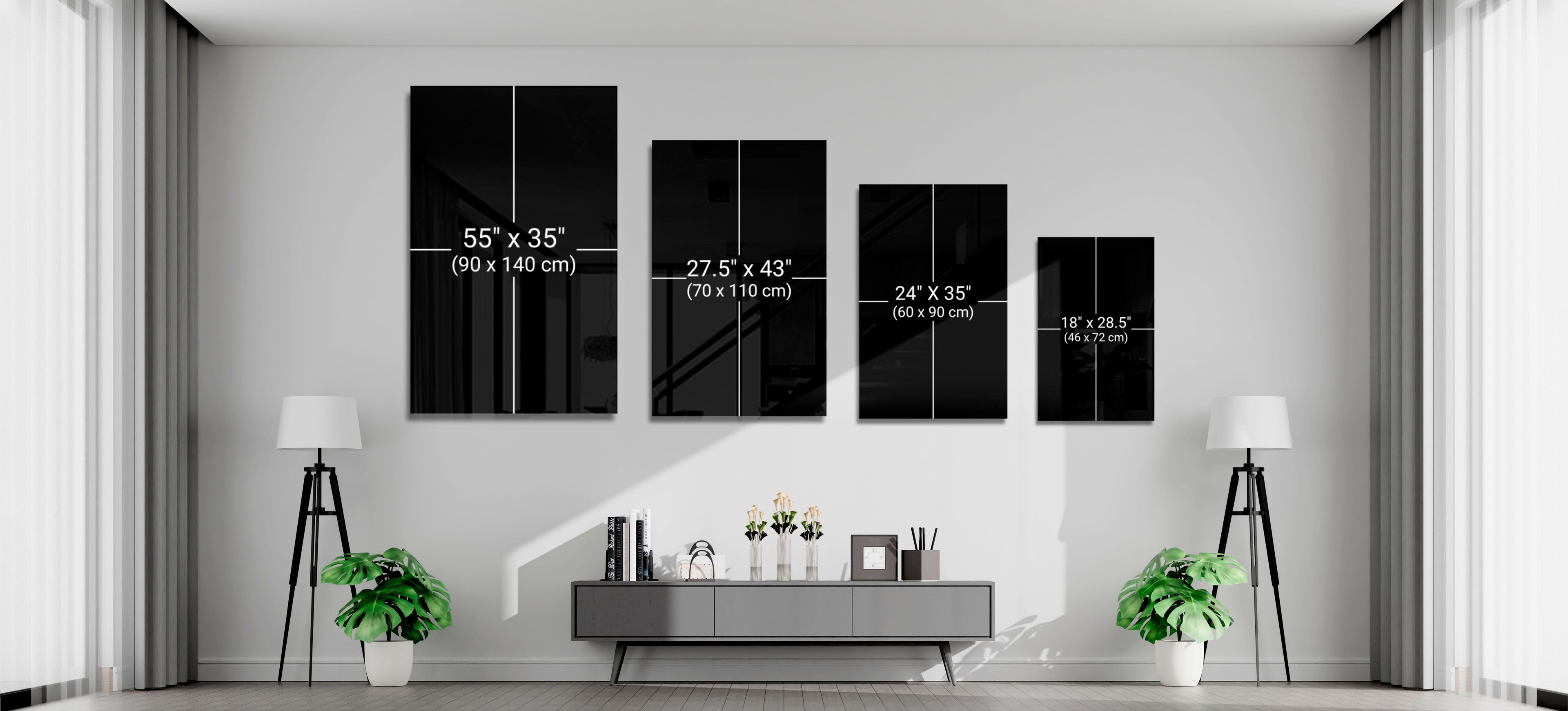 Colors of Abstraction Glass Wall Art